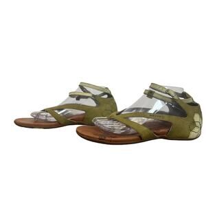 Merrell Lotta Green Sandals Women’s Size 9 Leather Gladiator Strappy
